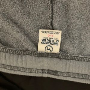 Grey PINK sweatpants size large
